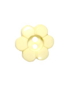 K56 Flower 18L Cream(8) 2 Hole Button
