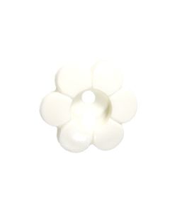K56 Flower 28L White 2 Hole Button