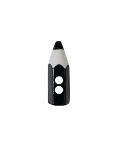 K605 Pencil Crayon 30L Black/White(D90) 2 Hole Button