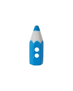 K605 Pencil Crayon 30L Blue/White(D501) 2 Hole Button