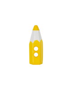 K605 Pencil Crayon 30L Yellow/White(D102) 2 Hole Button