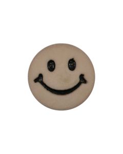 K610 Smiley Face 24L Beige(18) Shank Button