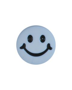 K610 Smiley Face 24L Blue(22) Shank Button