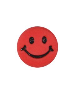 K610 Smiley Face 24L Red(41) Shank Button