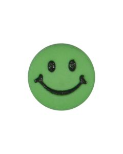 K610 Smiley Face 24L Green(54) Shank Button