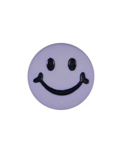 K610 Smiley Face 24L Purple(65) Shank Button