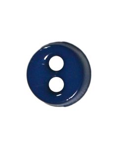 K617 Round 10L Navy(66) 2 Hole Button