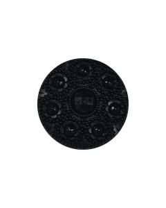 K68 Ornate 40L Black Shank Button