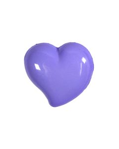 K724 Curved Heart 15mm Purple(15) Shank Button