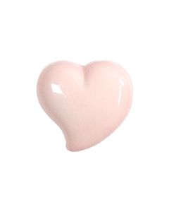 K724 Curved Heart 13mm Pink(5) Shank Button