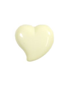 K724 Curved Heart 15mm Cream(8) Shank Button