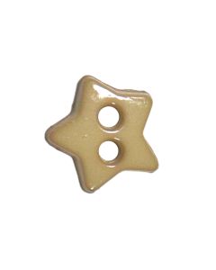 K825 Small Star 10L Beige(129) 2 Hole Button