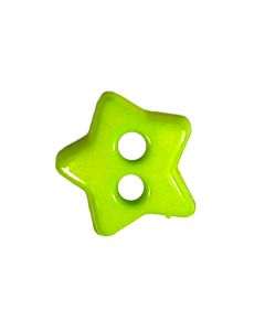 K825 Small Star 10L Green(130) 2 Hole Button