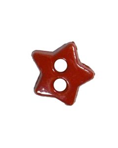 K825 Small Star 10L Red(135) 2 Hole Button