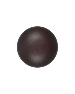 K99 Round Leather Look 44L Brown(2) Shank Button