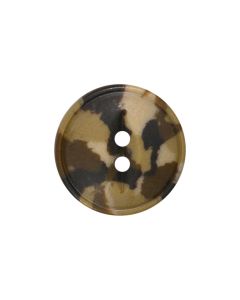 M108 Camouflage 15mm Brown(43) 2 Hole Button