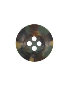 M109 Camouflage 15mm Green(45) 4 Hole Button