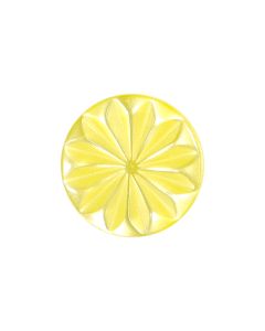 P1381 Flower Head 24L Yellow(3) Shank Button