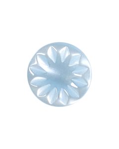 P1381 Flower Head 18L Blue(63) Shank Button