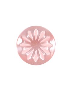 P1381 Flower Head 24L Pink(68) Shank Button