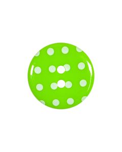 P1724 Spotty 24L Green(441) 2 Hole Button