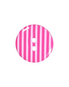 P1725 Stripey 28L Pink(227) 2 Hole Button