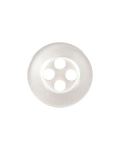 P17 Round 18L White 4 Hole Button
