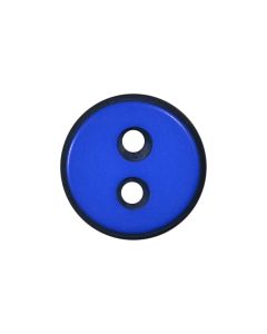 P1821 Black Rim 24L Blue(108) 2 Hole Button