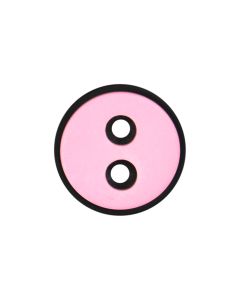 P1821 Black Rim 48L Pink(96) 2 Hole Button
