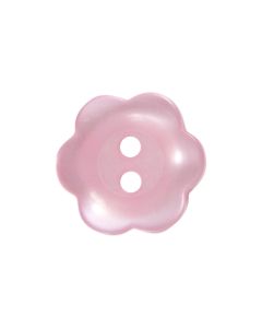 P2432 Flower 20L Pink(96) 2 Hole Button