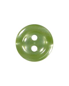 P2575 Round 14L Green(137) 2 Hole Button