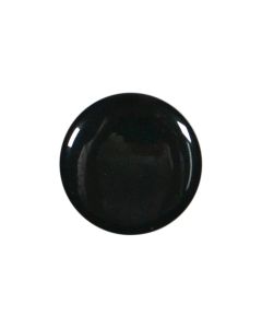 P28 Plain Round 22L Black(10) Shank Button