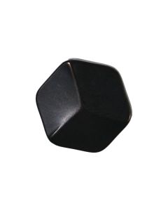 P3495 Hexagon 28L Black(10) Shank Button