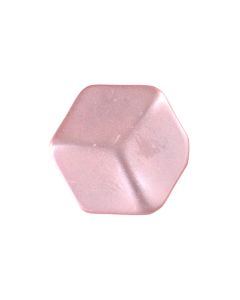 P3495 Hexagon 18L Pink(5) Shank Button