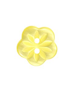 P3 Petal 28L Yellow(3) 2 Hole Button