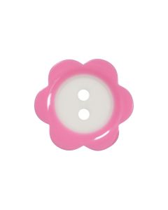 P400 Flower 18L Pink(27) 2 Hole Button