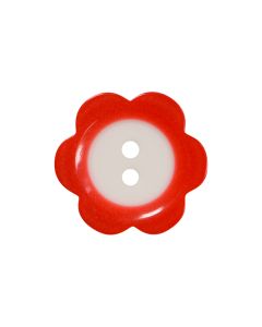 P400 Flower 36L Red(29) 2 Hole Button