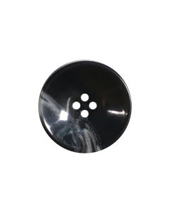 P42 Glossy Horn Look 60L Black 4 Hole Button