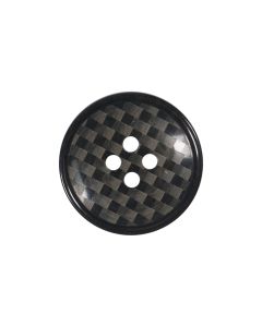P440 Checkered Effect 32L Black 4 Hole Button