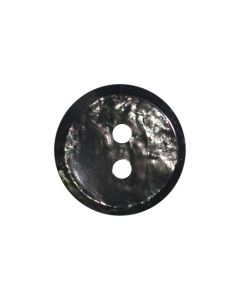 P523 Special Wavy Thin Rim Edge 16L Dark Smoke 2 Hole Button