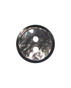 P523 Special Wavy Thin Rim Edge 24L Smoke 2 Hole Button