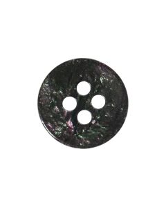 P524 Special Wavy Thin Rim Edge 24L Dark Smoke 4 Hole Button