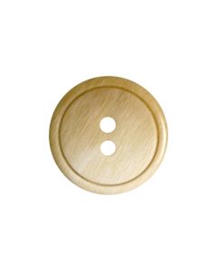 P565 Round Ring Edge Two Tone 28L Beige(5) 2 Hole Button