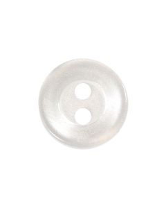 P649 Shirt 22L White 2 Hole Button