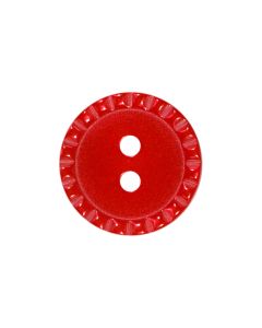 P734 Fancy Ring Edge 24L Red(41) 2 Hole Button