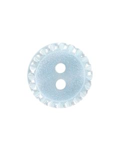 P734 Fancy Ring Edge 18L Blue(63) 2 Hole Button