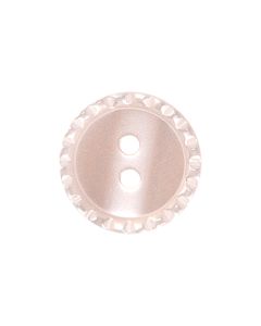 P734 Fancy Ring Edge 28L Pink(64) 2 Hole Button