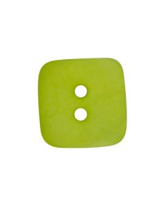 P8 Square 20L Lime 2 Hole Button