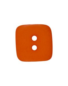 P8 Square 30L Orange 2 Hole Button