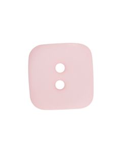 P8 Square 20L Pastel Pink 2 Hole Button